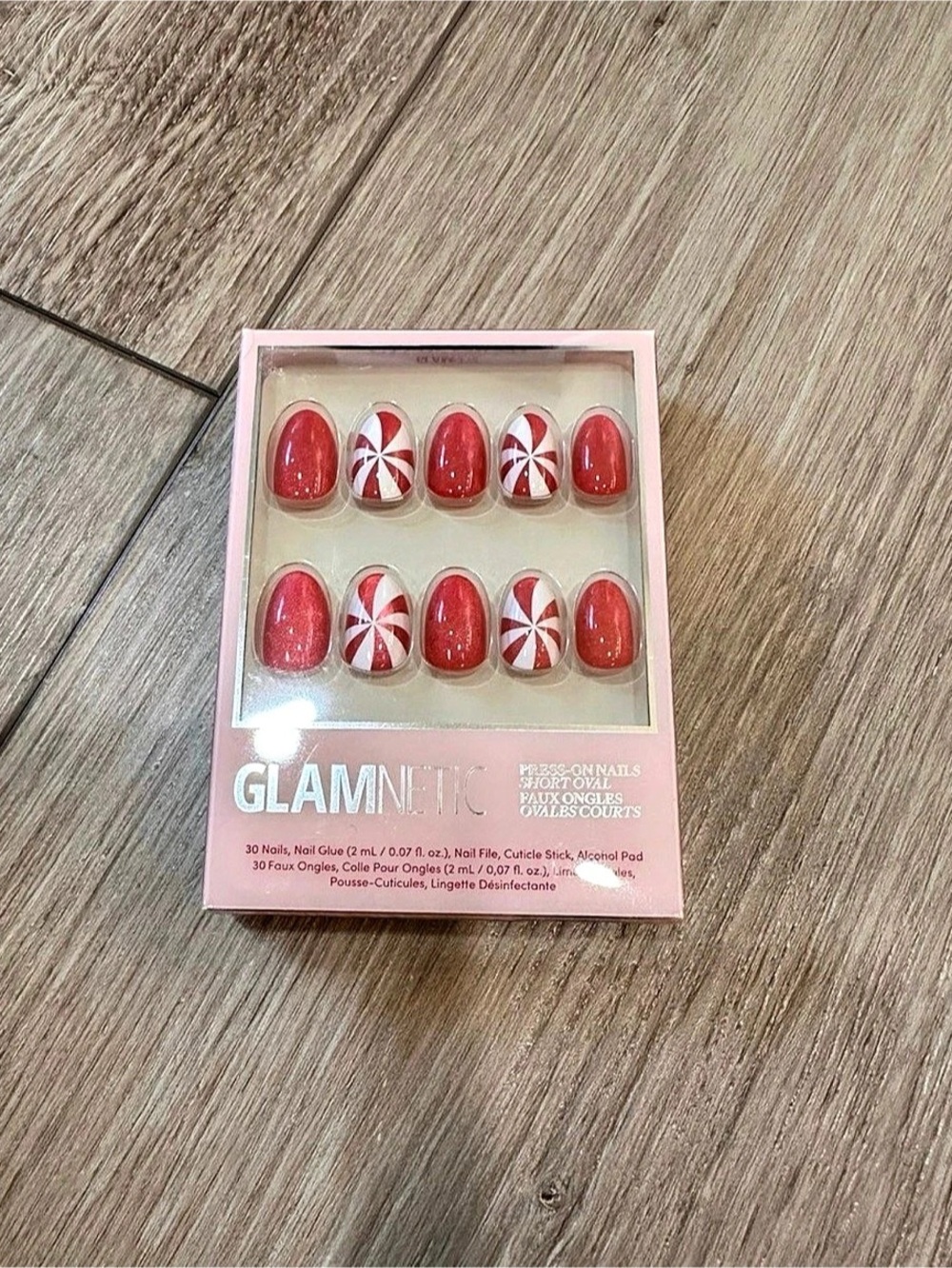 GLAMNETIC Candy Crush Red & White